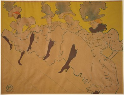 Mademoiselle Eglantines Troupe by Henri de Toulouse Lautrec